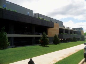 Gundersen Lutheran’s parking ramp was designed with many green qualities, including concrete containing a silica fume-portland cement blend to achieve a life expectancy of 100 years.