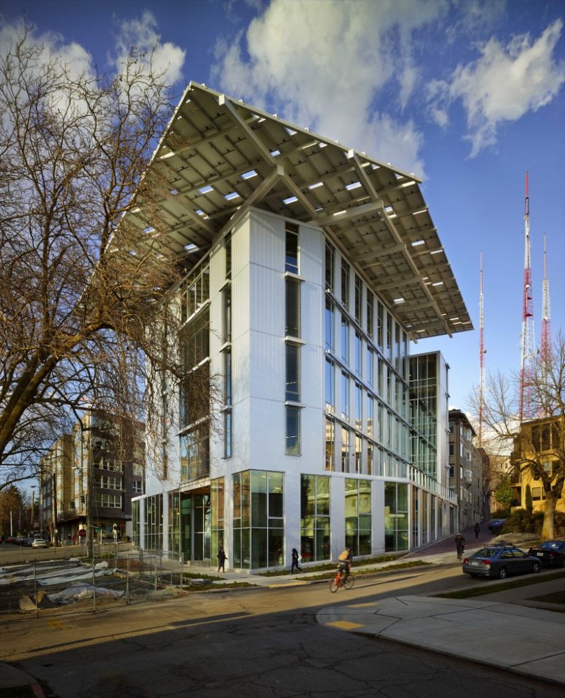 Seattle’s Bullitt Center has been called the world’s greenest building; the six-story complex was the cover of our November 2013 issue. The project was recently honored by the National Institute of Building Science (NIBS). Photo © Benjamin Benschneider