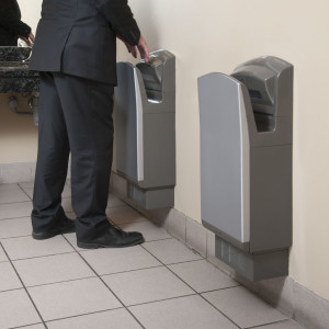 The hand-dryer motor is up to 30 percent more efficient than other dryers in its class. Further, the convention center has seen a monthly savings of approximately $500 on paper towel costs.