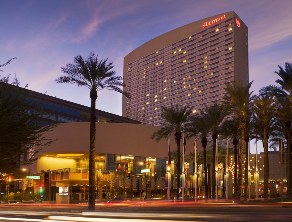 The Sheraton Phoenix Downtown Hotel uses a BACnet (data communication protocol for building automation and control networks) compatible building automation system (BAS) for energy savings and occupant comfort. All images courtesy Alerton