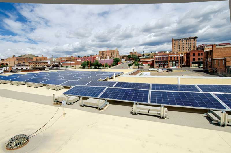 To realize the full potential of rooftop photovoltaics (PV) systems, the underlying roof should feature an enhanced guarantee of at least 25 years. Photo courtesy Mike Russo