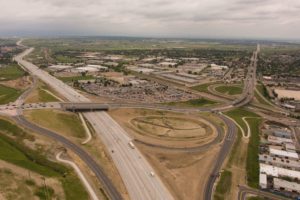 The U.S. 36 express lanes from Federal Boulevard to Table Mesa Drive—owned by the Colorado Department of Transportation, Region One, and completed by contractor Castle Rock Construction Company and engineers HDR and Cesare—earned Gold in the urban divided highway category of the American Concrete Pavement Association (ACPA) Excellence in Concrete Pavements awards. Photo courtesy ACPA