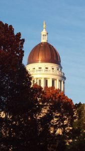 In 2015, the Maine State House Dome restoration project (Consigli Construction Co., The Heritage Co., and Leo A Daly) won a North American Copper in Architecture (NACIA) award in the restoration category for noteworthy work on one of the building’s most iconic features. Photo © Anne M. Dumont