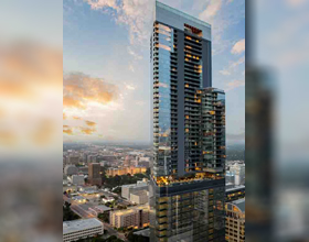 Austin’s shimmering trapezoid tower redefines the skyline