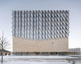 Sweden’s cube church: A mind-bending optical illusion