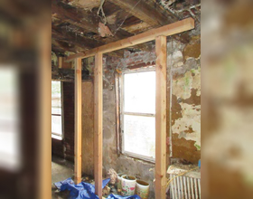 Detecting decay in masonry-supported wood framing 