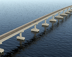 Easy access: New high-rise bridge to provide better access to island