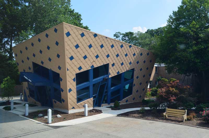 Stepping Stones Preschool’s playful design is inviting to students, parents, and visitors. Photos courtesy Di Benedetto Associates