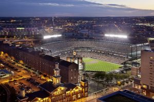 Oriole Park at Camden Yards is the fourth MLB facility to achieve LEED Gold certification. Photo by Ron Solomon, courtesy Populous