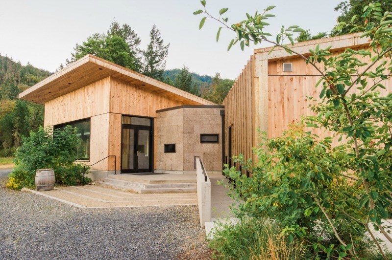 Cowhorn Vineyard & Garden was designed by Portland-based design-build firm Green Hammer. Photos courtesy Cowhorn Vineyard & Garden/PR Newswire