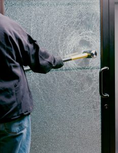 Designed to hold broken shards of glass together, safety and security windows films, along with appropriate attachment systems, can provide protection against vandalism, severe weather, and industrial accidents. Photos courtesy Madico Inc.