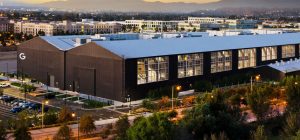 Designed by ZGF, the historic Spruce Goose Hangar is the latest addition to Google’s campus in Playa Vista, California. Photo courtesy ZGF