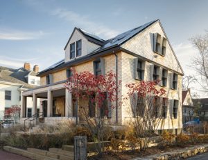 Harvard’s HouseZero lab at the Harvard Graduate School of Design (GSD) serves as a living laboratory and an energy-positive prototype for ultra-efficiency. Photo courtesy CGBC