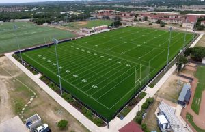 The University of Texas at San Antonio’s (UTSA’s) recreational field utilized a synthetic turf to help with durability, safety, and performance. Photo courtesy Astro Turf