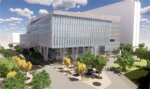 Designs revealed for the Anschutz Health Sciences Building at the University of Colorado Anschutz Medical Campus in Aurora, Colorado. Photo courtesy ZGF Architects