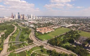 The country’s first Ismaili center will be located on a 4-ha (11-acre) site in Houston, Texas. Photo courtesy the Ismaili Council for the USA