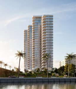 La Clara, a 25-story luxury building West Palm Beach, Florida, has broken ground. Photo courtesy Hariri Pontarini Architects