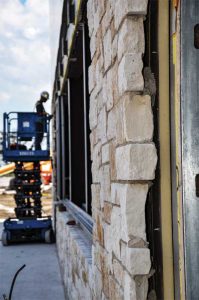 Polyisocyanurate (ISO) offers increased R-value per inch versus mineral fiber, and expanded or extruded polystyrene (XPS or EPS) options, helping to create thinner, more cost-effective masonry cavity walls.