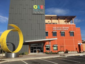 OLE Health’s Napa Valley campus in California features aluminum panels finished with 70 percent polyvinylidene fluoride (PVDF) resin-based coatings. Photo © Bryan Gray Photography. Photo courtesy OLE Health and Linetec