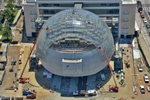 The Academy Museum of Motion Pictures in Los Angeles will feature a glass dome designed by Renzo Piano. Photo courtesy Academy Museum