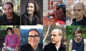 Incoming MacDowell Colony Fellows (clockwise from top left) include David Dominique, Jeanine Tesori, Nell Painter, Hernan Diaz, Sarah DeLappe, Jeff Sharlet, Jodi Spotted Bear, and Jibz Cameron. Images courtesy MacDowell Colony