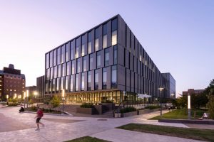 University of Cincinnati’s Carl H. Lindner College of Business is designed to complement the school’s state-of-the-art campus. Photo courtesy Alex Fradkin