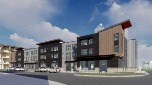 Ground has broken on a new mixed-use apartment project in Park City, Utah. Image courtesy Crandall Capital