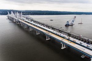 The Governor Mario M. Cuomo Bridge is New York is protected with a high-performance liquid-applied waterproofing system. Photo courtesy GCP Applied Technologies