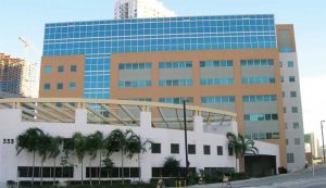 Shown here is One Riverview Square in Miami, Florida. This urban redevelopment site on the Miami River incorporated both traditional fenestration products and curtain wall to create a unique appearance.