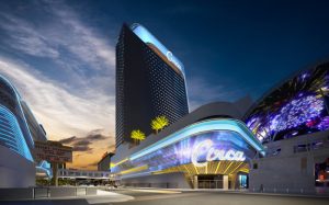 Circa Resort & Casino in Las Vegas, Nevada, reaches halfway mark, slated for December 2020 opening. Image courtesy Steelman Partners