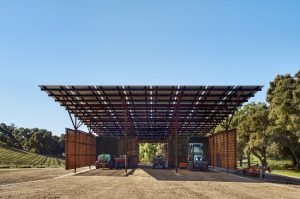 Clayton & Little designs an award-winning, 21st century agri-industrial building in West Paso Robles, California, that operates off the grid. Photo courtesy Casey Dunn