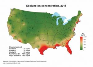 Figure 2c: Buildings along the Gulf Coast are susceptible to corrosion failure due to the preponderance of heat, humidity, salt, and wind.