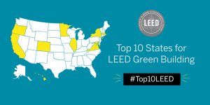 Colorado takes the top spot on the U.S. Green Building Council’s (USGBC’s) annual list of Top 10 States for Leadership in Energy and Environmental Design (LEED). Image courtesy USGBC