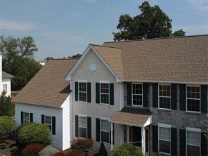 Two-piece laminated fiberglass-based shingles reflect solar energy and radiate heat better than traditional roofing shingles, reducing temperatures by as much as 20 percent in the summer months.