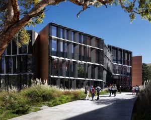 ZGF Architects design the new William and Linda Frost Center for Research and Innovation in San Luis Obispo, California, with a focus on occupant health. Photo courtesy ZGF Architects