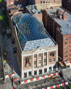 With new façades, Buro Happold helps illuminate the historic Tammany Hall in New York City. Image courtesy Buro Happold