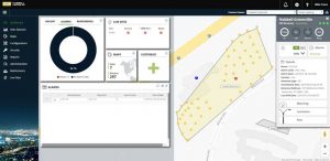 An example of a wireless outdoor lighting control application for managing individual and groups of devices, scenarios, and schedules.