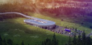 Virgin Hyperloop has unveiled that West Virginia will be home to its Hyperloop Certification Center (HCC). Bjarke Ingels Group (BIG) will design the facility. Rendering courtesy Virgin Hyperloop