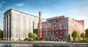 Construction has begun on the $65-million restoration of the American Mill & Warehouse in Buffalo, New York. Image courtesy Generation Development Group