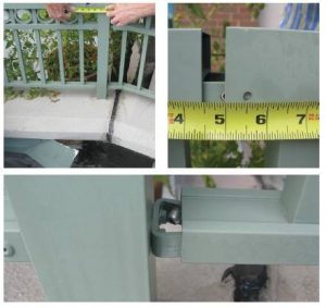 Figure 4: Steel railing distress at masonry knee wall expansion joint.