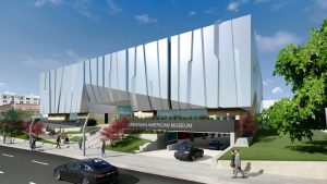 The Armenian American Museum and Cultural Center of California, Glendale, California, will break ground this summer. Rendering courtesy Armenian American Museum