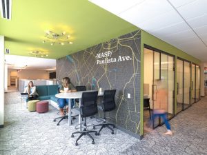 Dyer Brown designed International Data Group, Inc.’s new workplace in Needham, Massachusetts, to serve three distinct business divisions under one roof. Photo courtesy Dyer Brown