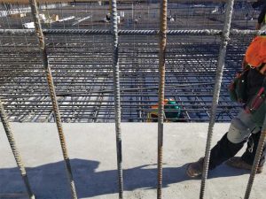 Figure 3: Waterproofing repairs in a mat slab.