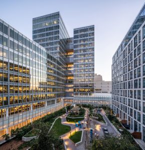 Skidmore, Owings & Merrill won the ‘Architecture Merit Award’ for the 49 South Van Ness project in the 2021 AIASF Design Awards from the American Institute of Architects San Francisco (AIASF). Photo © Jason O’Rear Photography