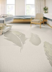 Flooring such as homogeneous sheet eliminates the need for rrefinishing and can support better indoor air quality (IAQ).