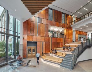 Photo of the interior of the custom fabrication winner: The Engineering Research Lab at Virginia Commonwealth University (VCU) in Richmond, Virginia.