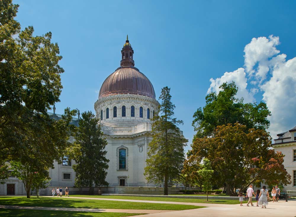 Restoration winner: Dome rehabilitation of the U.S. Naval Academy Chapel in Annapolis, Maryland.