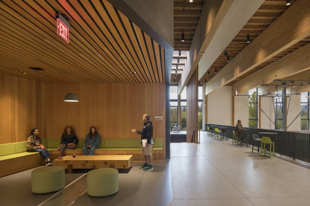 Seating area within the facility.