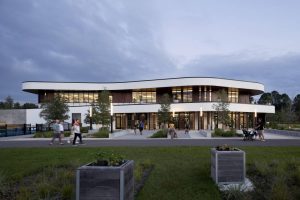 Welcome Center front facade.