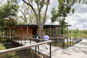 The Nature Center building.